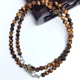 Ladies Natural Labradorite Tiger Eye Stone Agate 4mm Beads Necklace Collier Femme Choker Wedding Bridal Jewelry Party Gifts