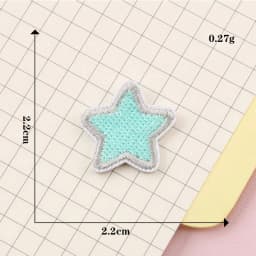 Self-adhesive Cartoon Bow Star Embroidery Iron-on Patches for clothing Sew Iron on Clothes Shoes phone case fabric Sticker DIY