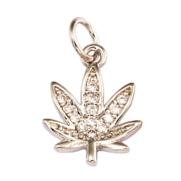 Pine Cone Lotus Coconut Tree Sun Flower Ginkgo Leaf 18K Gold Charm,Bracelet Earring Attachment Jewelry Components Findings L44