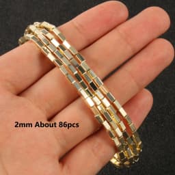 9K Gold Color Hematite Square Heart Round Shape Natural Beads Loose Stone Beads For Jewelry Making DIY Bracelet Necklace 15inch