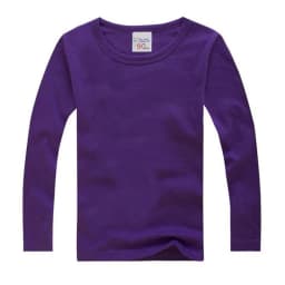 Boys Long Sleeve T Shirts For Children Spring Autumn pure color T-shirt Cotton 1 -15T Kids Clothing Baby Girls Tops Tees Clothes