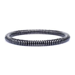 Weight Loss No Magnetic Therapy Bracelet For Men Women Geometric Black Hematite Stone Beads Stretch Health Care Bracelet Jewelry