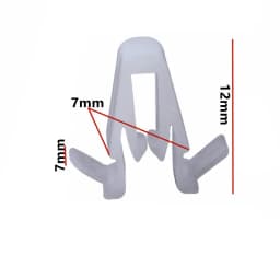 Car U-type Center Console Dashboard Sound Radio CD DVD Navigation Panel Plastic Fasteners Clips Rivet Auto Snap Buckle