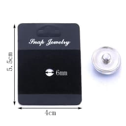2022 New High Quality Snap Jewelry Display Board Fit 18mm Snap Buttons Jewelry Black Flannel PVC Snap Display Holder