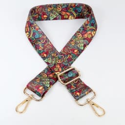 O Bag Handle Bag Strap for Women Removable DIY Shoulder Rainbow Handbag Accessories Cross Body Messenger Nylon Bag Strap Fashion