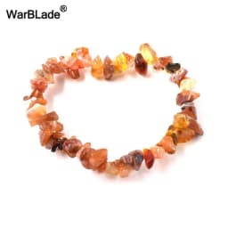 Natural Gem Stone Bracelet Amethyst Irregular Stretch Chip beads Nuggets Quartz Bracelets Bangles Crystal Wristband For Women