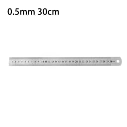 1pcs/lot 15 20 30cm Double Sided Stainless Steel Metal Measuring Scale Ruler Jewelry Sets Tool Supplies