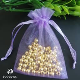 1000pcs Small Plain Organza Bags Drawstring Pouch Jewelry Packaging bag Drawable Birthday party Wedding Gift bags Candy Pouches