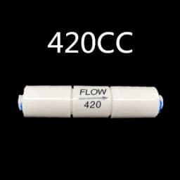 RO Water System Waste Water Flow Regulater Restrictor 1/4" OD Hose Reverse Osmosis Quick Pipe Fittiing 300CC 450CC 800CC 1500CC