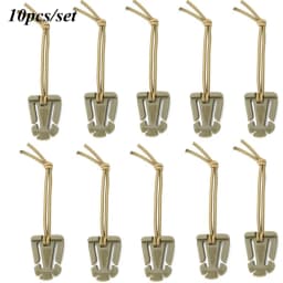 10pcs Tactical Gear Clip Molle Web Dominators for Backpack Straps Management Buckle Carabiner Clips Tube Strap MOlle Attachments