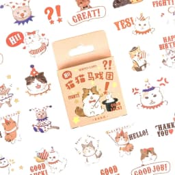 Kawaii Cat collection Paper Small Diary Mini Japanese Cute box Stickers set Scrapbooking kawaii Flakes Journal Stationery