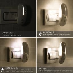 SENSKY LED Night Light Motion Sensor Wireless Plug In US 110V EU UK 220V Night lamp For Hallway Pathway