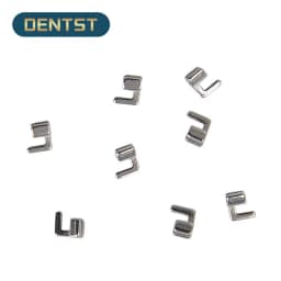 Dentst Orthodontic Crimpable Hook With Buccal Tube Dental Multi-Function Long Hook Bondable Lingual Button Mesh Base 50pcs/box