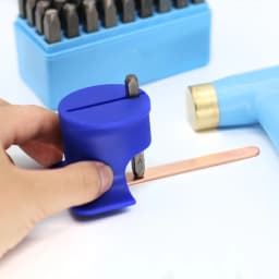 4 size Thumb saving punch stamp holder Accessories Jig Finger Portable Mini craft Jewelry Tools kit Punch Set Hand making