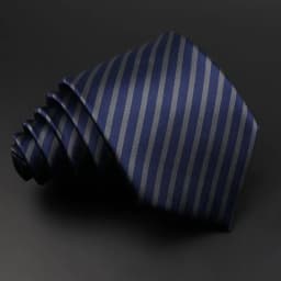 8cm New Fashion Stripe Men's Tie Classic Polyester Bright Necktie Business Meeting Formal Necktie Accessories Daily Wear Cravat