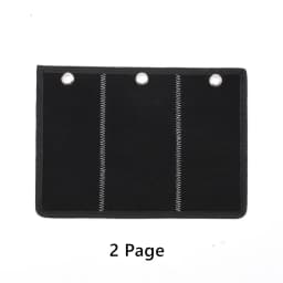 Embroidery Patch Collection Display Book with Detachable Metal Buckle PVC Armband Finishing Storage Hanging Bag for Posters