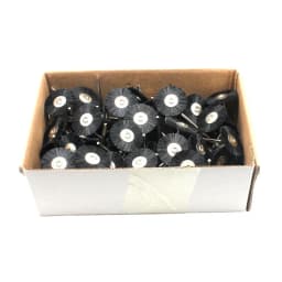 144pcs 22mm Abrasive Brushes 2.35mm Shank Jewelry Polishing Wheel for Dremel Power Tool Accessories