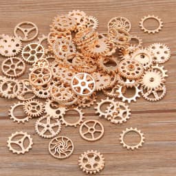 60PCS 10 Color Small Size 8-15mm Mix Alloy Mechanical Steampunk Cogs & Gears Diy Accessories New Oct Drop Ship