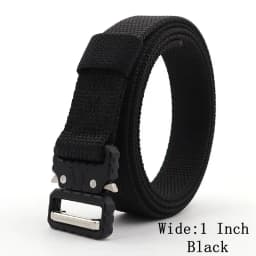 Kids Tactical Belt 25mm Quick Release Adjustable Metal Buckle Military Style for Boys And Girls Children's Belt with Metal Clasp