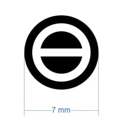 7mm 280pcs DO NOT ENTER Warranty Void Stickers Screw Hole Security Seal Driver Forbidden Tamper Evident Removal Proof Label