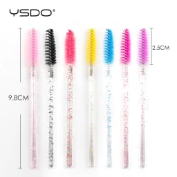 5/50 Pcs Eye Lash Brushes Eyebrow Brush False Eyelashes Extension Tools Mascara Wands Applicator Spoolers Lashes Cosmetic Tool