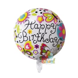 7pcs 18 Inch Birthday Theme Foil Balloons Helium Round Balloon Adult Happy Birthday Party Decoration Kids Baby Shower Globos
