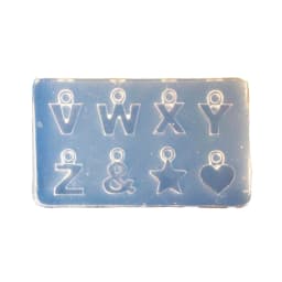 1 Pc Mini Letters Numbers 3D Nail Art Decorations UV Crystal Epoxy Mold Nail Ornaments Silicone Mould DIY Crafts Jewelry Casting