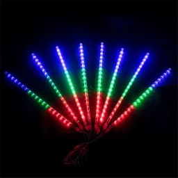 LED Meteor Shower Garden Lights Waterproof Falling Raindrop Fairy String Lights for Christmas Holiday Party Patio Decor 30/50CM
