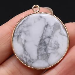 Natural Stone Lapis Lazuli Pendants Gold plated Amazonites for Jewelry Making Diy Women Necklace Earrings Gifts