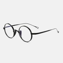 Vintage Titanium Glasses Frame Men Korean Round Optical Myopia Prescription Eyeglasses Frame Women Luxury Brand Small Eyewear