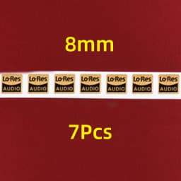 4K HDR Small Gold Label HD 8K Digital Video Player Displays Decorative Faith Stickers Spot DIY