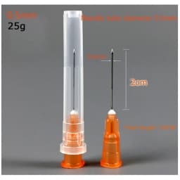 25 Pcs Sharp Pointed Needles Individually Packaged 16G/18G/20/21/22/23/25/26G Glue Dispenser Tool