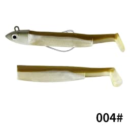 FTK Soft Black Minnow Jig Head 5g 12g 25g Fishing Lure Wobblers Jig Head Silicone Baits Crank Hook Jigging Bass Pike Zander