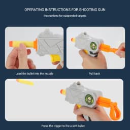 Electric Suspension Practice target Toys gun Shooting floating Ball Indoor interaction children educational Fun Game Kids Toys