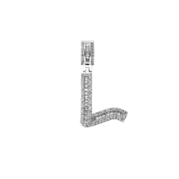 JINAO 2021 NEW Baguette Rectangular Zircon Letters Pendant High Quality Iced Out Charm AAA+CZ Necklace With 4mm Tennis Chain