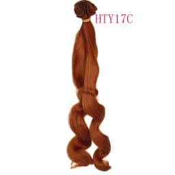 Russian Handmade Doll Hair 25 cm High Temperature Curly Hair for 1/3 1/4 1/6 BJD DIY Curly Doll Wigs Tree
