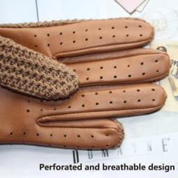 Men's Summer Motorcycle Riding Gloves Touch Screen Leather Driving Unlined Thin Goatskin 2025 New Style