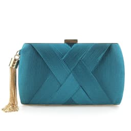 New Wallet Stylish Multi-Color Dinner Bag Evening Luxury Women Bridal Party Prom Golden Tassel Wedding Clutch Purse Silk Handbag