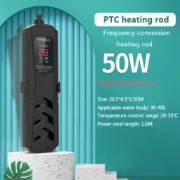 NEW SUNSUN PTC High-Power Fish Tank Explosion-Proof Heating Rod Heating Rod Aquarium Heater Automatic Constant Temperature
