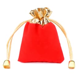 25pcs/lot Multi-size Gift Bag Drawstring Velvet Bags Gold Color Trim For Wedding Christmas Party Candy Jewelry Packing