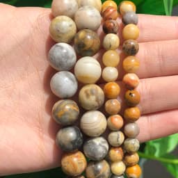 Natural Stone Beads 4 6 8 10mm Turuoqises Lava Amazonite Agates Amethysts Round Beads for Jewelry Making DIY Handmad Bracelet