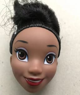 Lovely Princess Bald Head DIY Planting Long Soft Hair Doll Head Belle Snow white Baby Girl Favorite Princess Doll Part