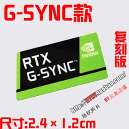 Original RTX 3090TI 3080TI 3070 3060 Desktop Sticker Laptop Graphics Card Label