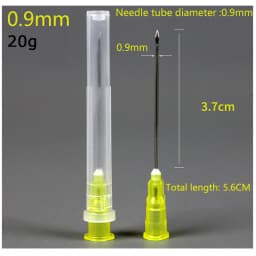 25 Pcs Sharp Pointed Needles Individually Packaged 16G/18G/20/21/22/23/25/26G Glue Dispenser Tool