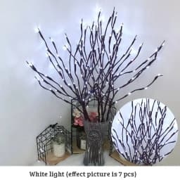 20 Bulbs LED Willow Branch Lights 77cm Vase Filler Willow Twig Home Christmas Party Garden Decoration Wedding Decorative Lights
