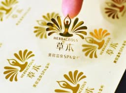 Custom Size Shape Logo Stickers Paper/PVC/Vinyl/Kraft/PP/PET Labels Printing Personalised Designs Silver Or Gold Color