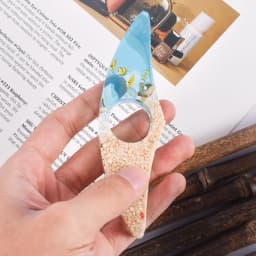 Book Page Holder Crystal Epoxy Resin Mold Handmade Thumb Bookmark Silicone Mould DIY Crafts Reading Accessories Tool