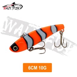 WALK FISH Sinking Vibration Fishing Lure 10g 14g 18g 22g Hard Bait Artificial VIB Winter Ice Fishing Pike Bait Tackle Isca Pech