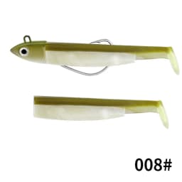 FTK Soft Black Minnow Jig Head 5g 12g 25g Fishing Lure Wobblers Jig Head Silicone Baits Crank Hook Jigging Bass Pike Zander