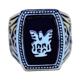 Harong Vampire Personalized Rings Enamel Black Ring for Men Punk Trendy Jewelry Party Quality Ring Gift